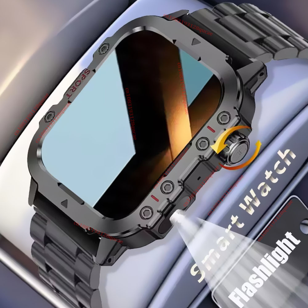 Phase Esports & Gaming Festival - Nowości Męski Smartwatch 1.44'' LED Latarka