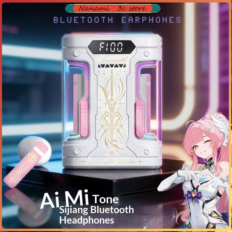 Esports Gaming Fan - Słuchawki Bluetooth Anime Elysia TWS Półotwarte