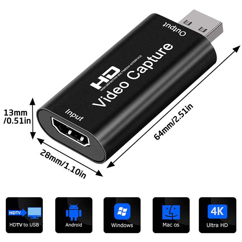 Karta przechwytująca wideo USB – Capture Card 4K Hdmi recenzja i cena