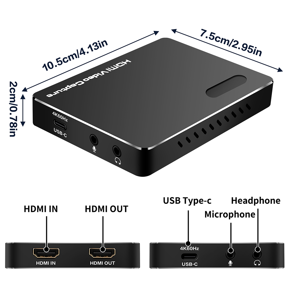 Karta przechwytująca wideo kom – Capture Card 4K Hdmi recenzja i cena