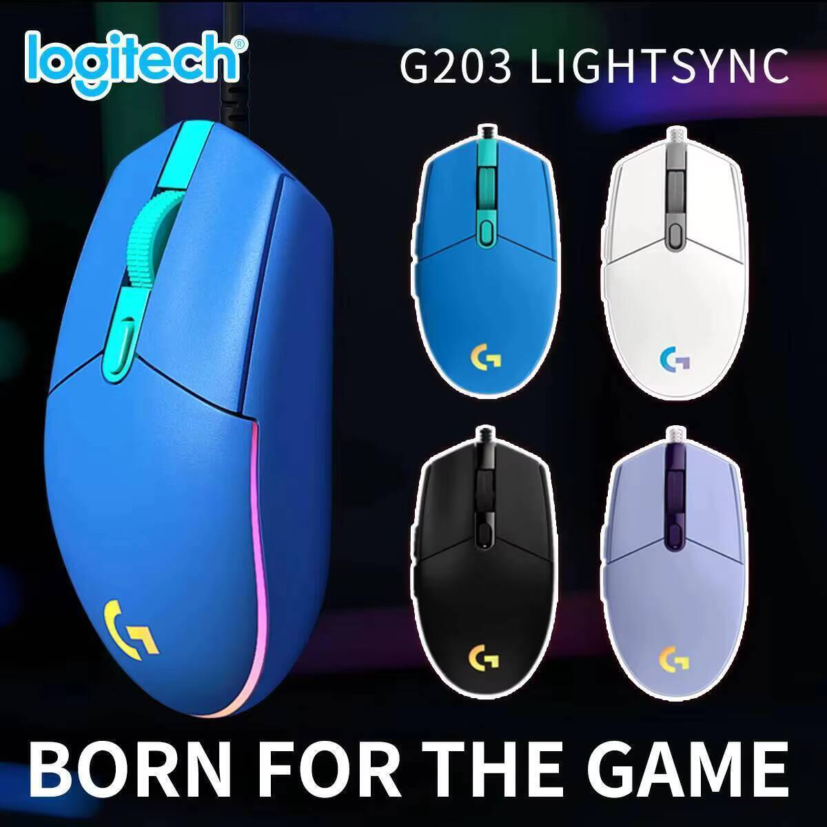 Logitech G203 – przewodowa mys – Logitech Mouse G203 recenzja i cena