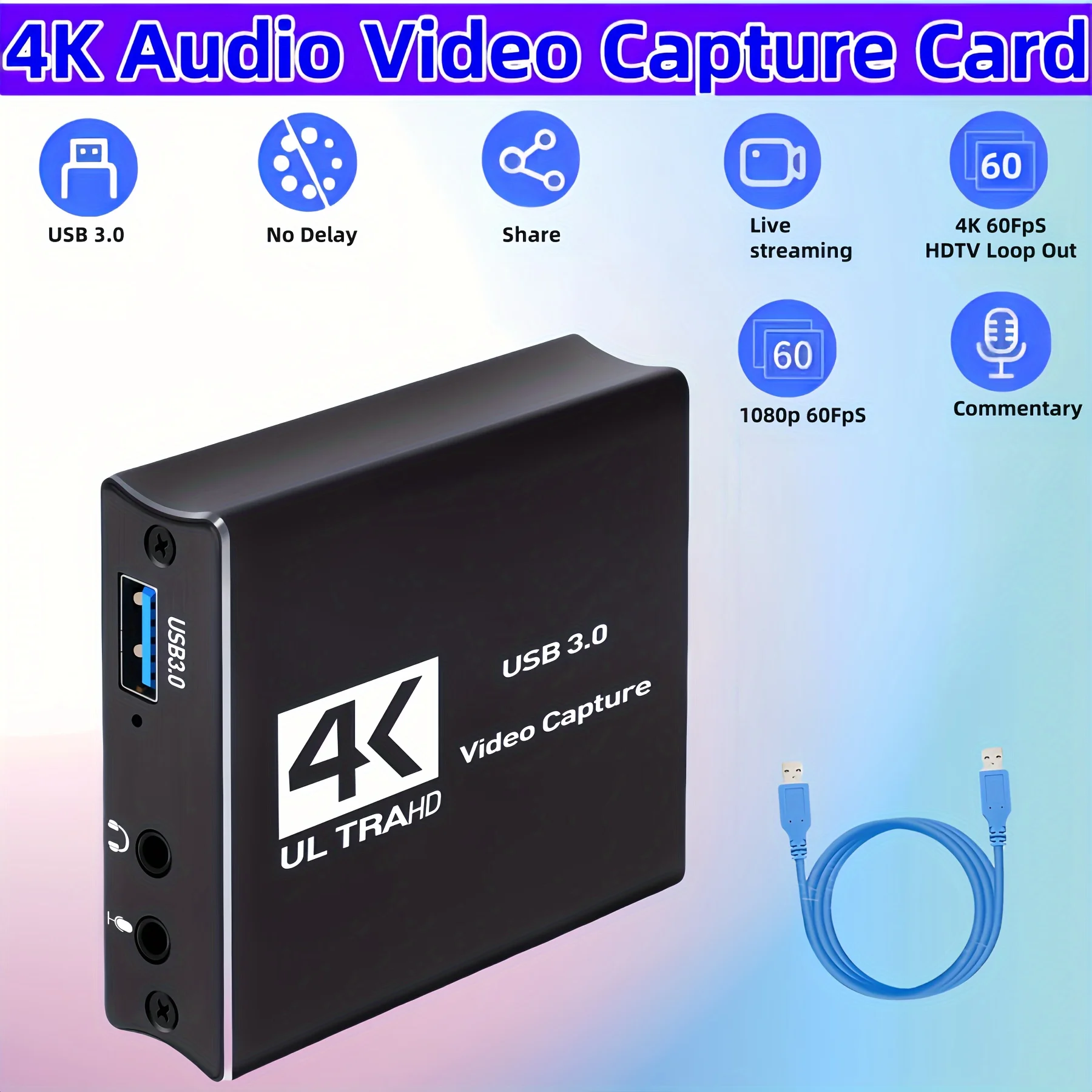 USB3.0 Video Capture HDMI Card – Capture Card 4K Hdmi recenzja i cena