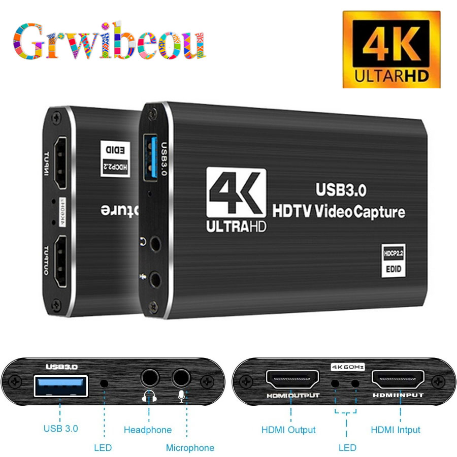 Karta przechwytywania wideo 4K – Capture Card 4K Hdmi recenzja i cena
