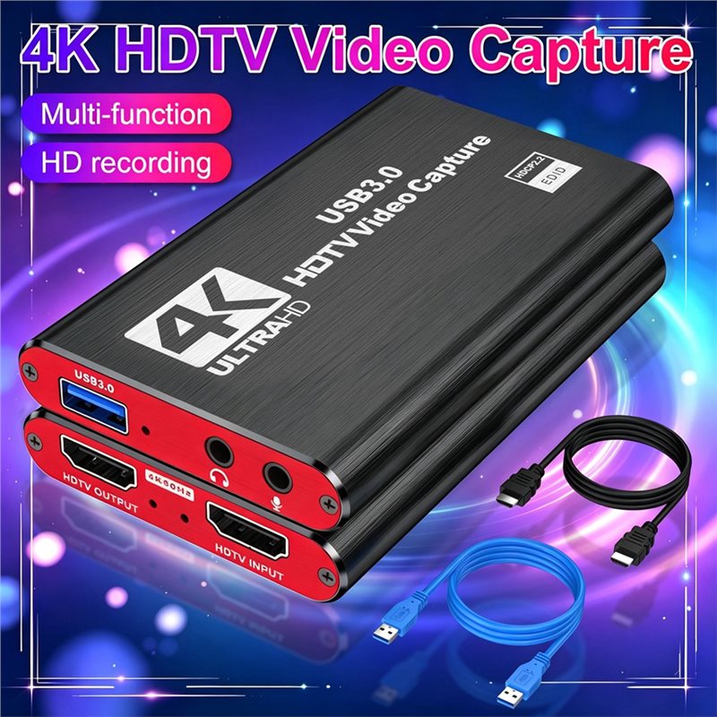 AT82-Game Karta przechwytywani – Capture Card 4K Hdmi recenzja i cena