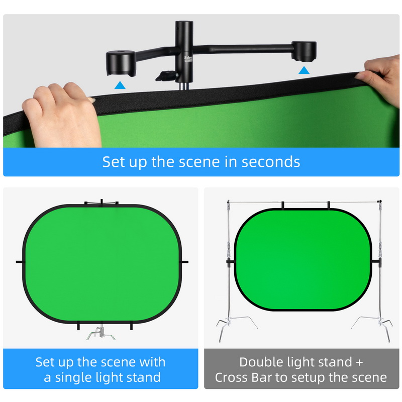 Selens Reflector Clip Photogra – Green Screen Collapsible recenzja i cena